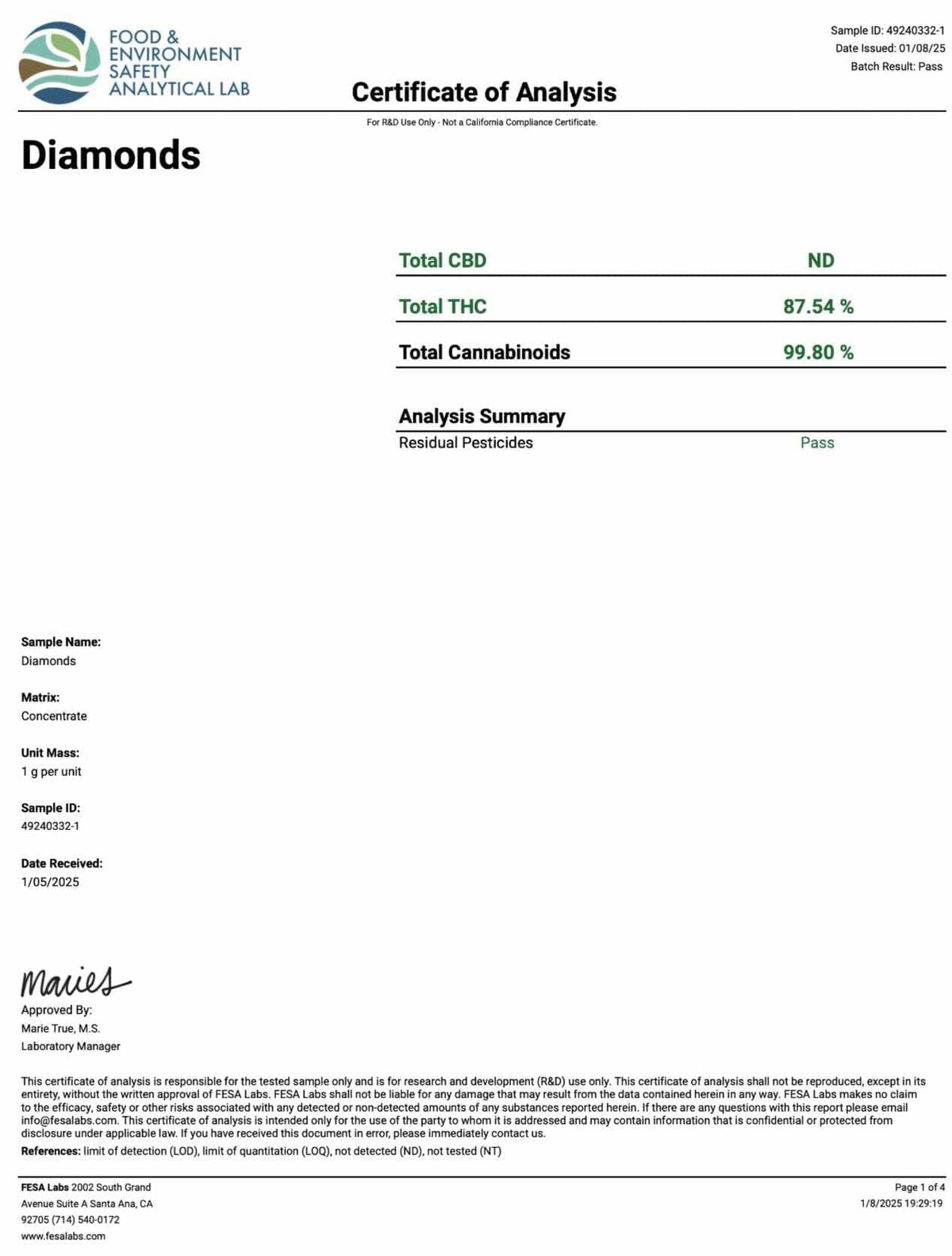 Thca - Diamonds - BackWoodz 